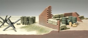 32508 Brick Wall/Sand Bag/Barricade