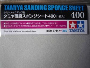 87147 Tamiya Sanding Sponge Sheet - 400