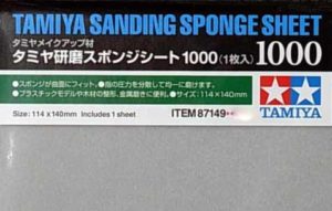 87149 Tamiya Sanding Sponge Sheet - 1000