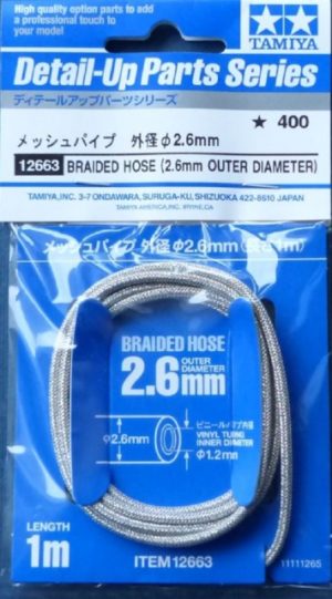 12663 Braided Hose - Outer Diameter 2.6mm