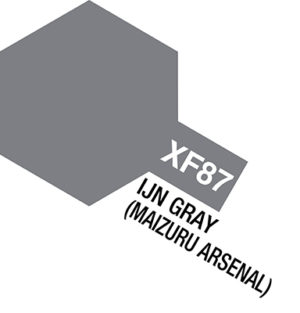 81787 Acrylic Paint Mini XF-87 IJN Gray (Maizuru Arsenal)