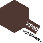 81790 Acrylic Paint Mini XF-90 Red Brown 2