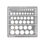 74150 Tamiya Modeling Template (Round/1-12.5mm)