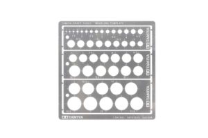 74150 Tamiya Modeling Template (Round/1-12.5mm)