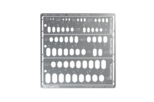 74154 Tamiya Modeling Template (Rounded Rectangles/1-6mm)
