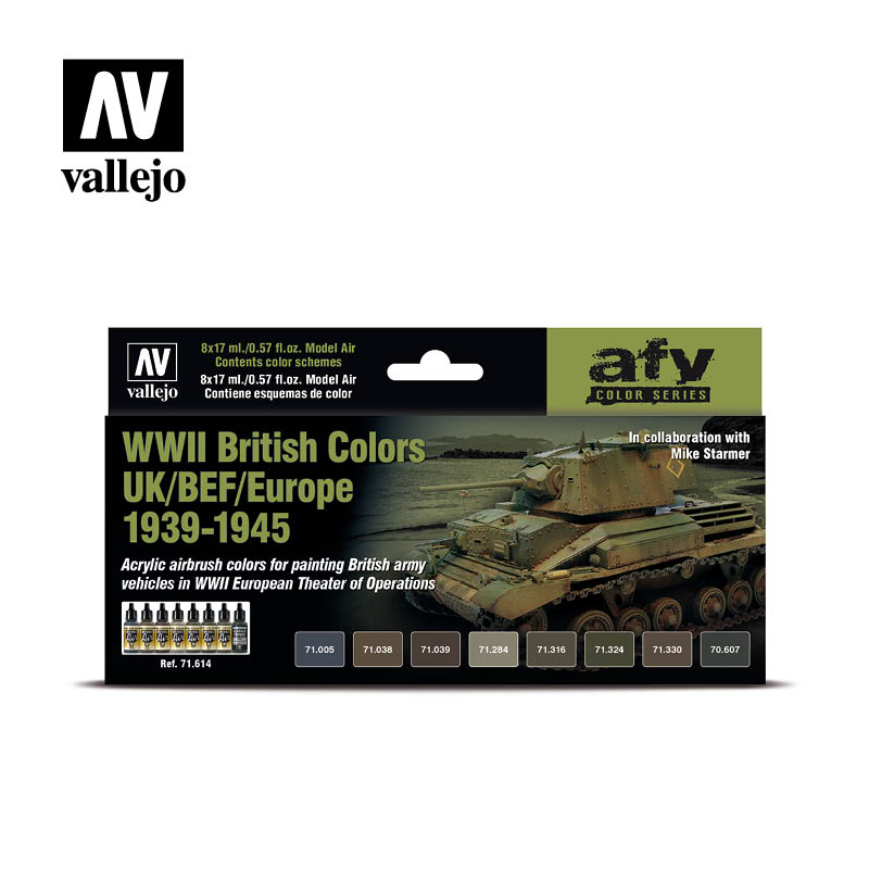71614 MA-Colores WWII British UK/BEF/Europe 1939-1945