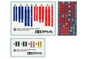 12637 Seat Belt Set "A" para escala 1/20