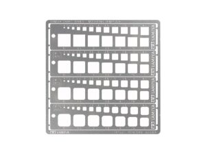 74156 Tamiya Modeling Template (Square/1-10mm)