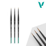 B02990 Vallejo Set Pincel Detail Definition Sintético No. 4/0, 3/0 & 2/0