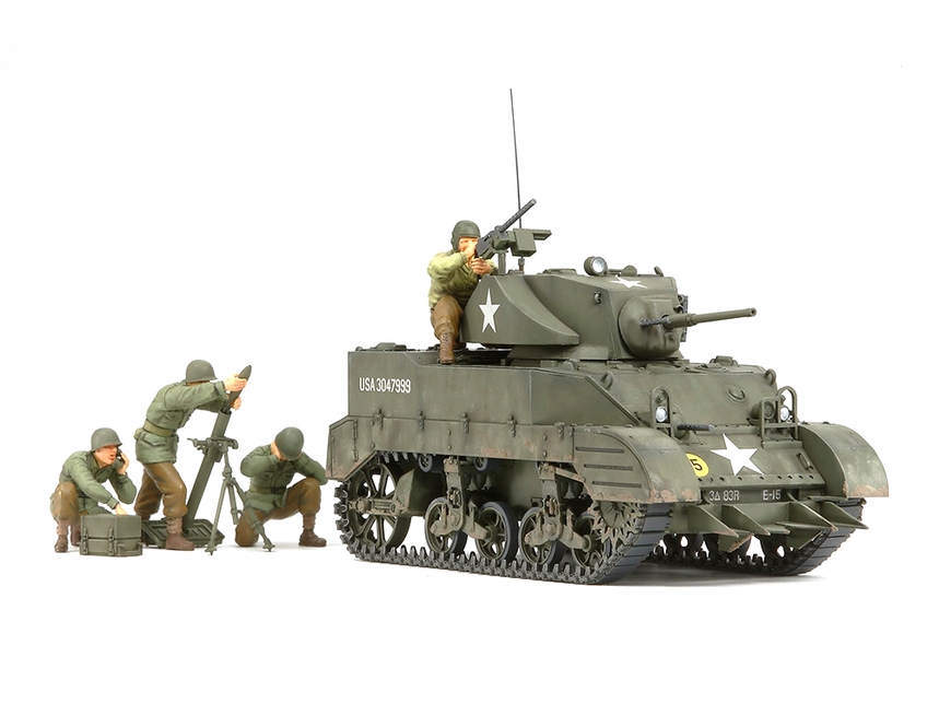 35313 US Light Tank M5A1 "Pursuit Operation" w/4 Figures